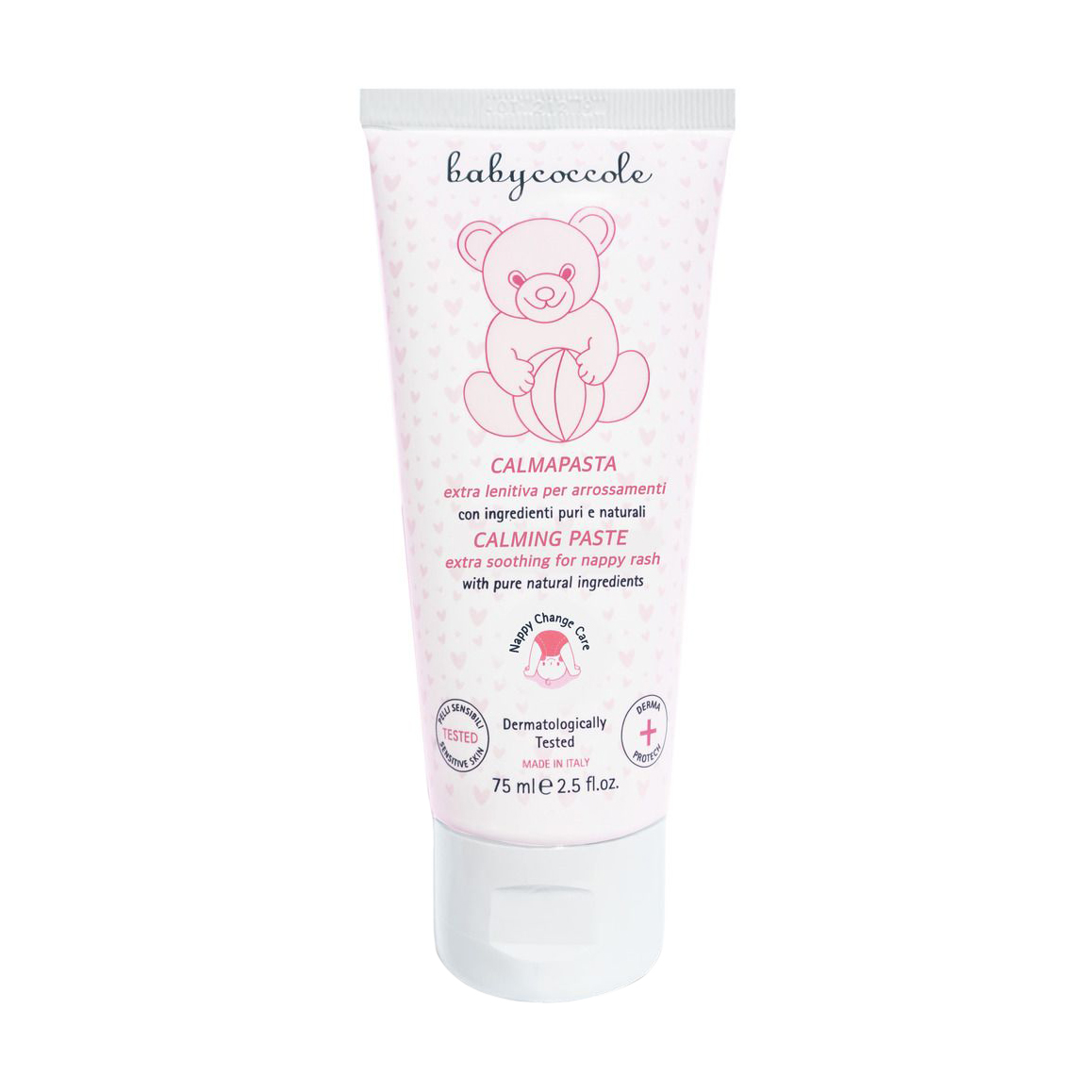 Дитячий легкий крем під підгузок Babycoccole Calming Paste, 0+, 75 мл